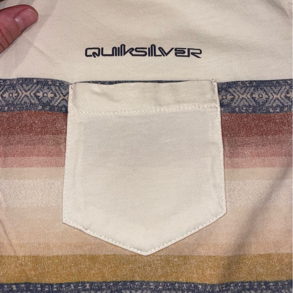 QUIKSILVER El Rey Stripes Mens Pocket Tee - Picture 4 of 4